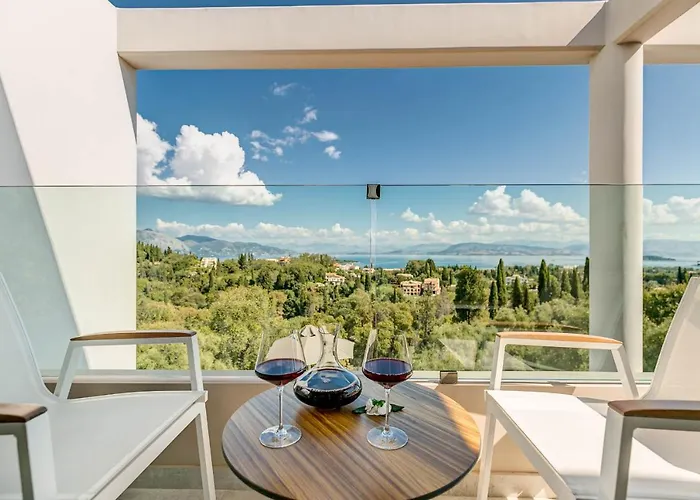 Vilă White Pearl Premium Corfu Evropouloi